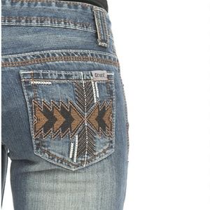 🐰BOOTCUT JEANS🐰⏩CRUEL GIRL ABBY⏪ embroidered🍑🍑